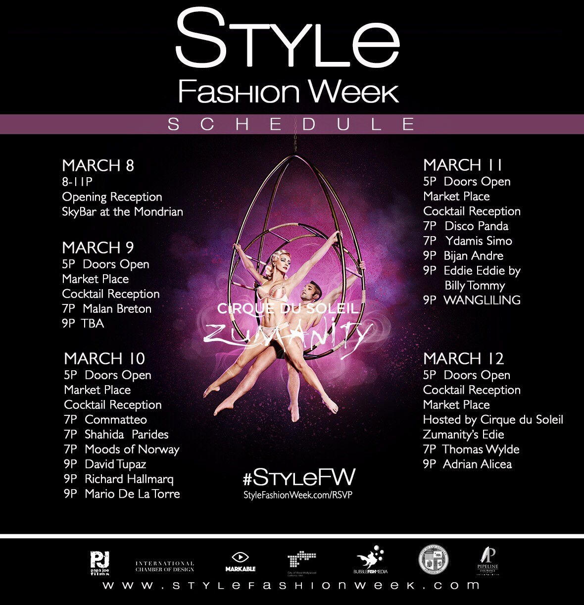 Style Fashion Week Los Angeles' 12th Season to Feature Fashion, Music